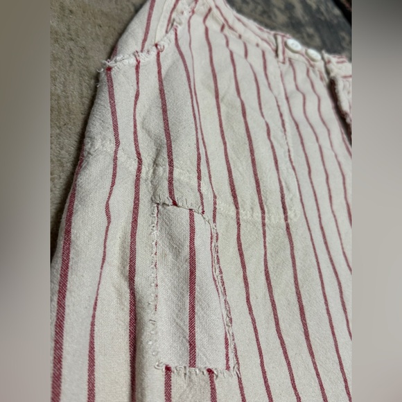 Magnolia Pearl Striped French Army Pants! - Picture 2 of 5